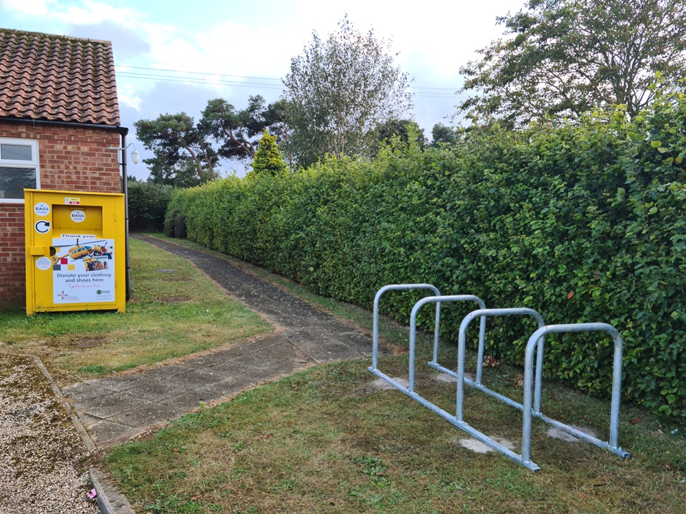 Photo of bicycle rack Staithe Village Hall