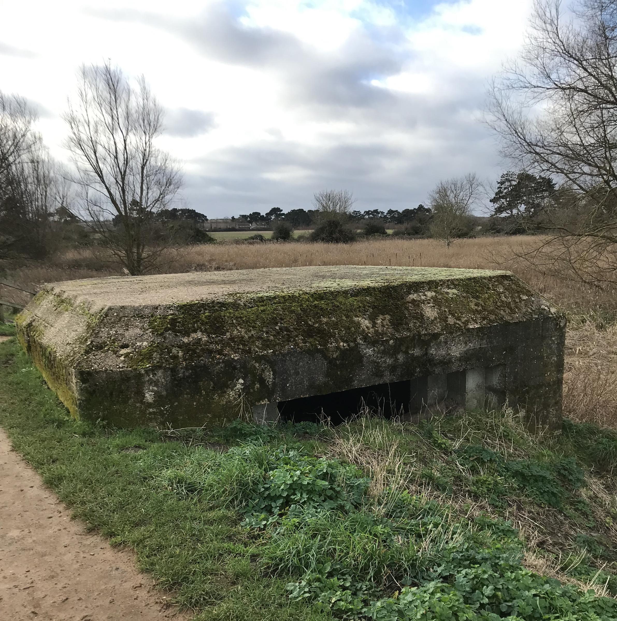 Pillbox On Brancaster Sea Wall