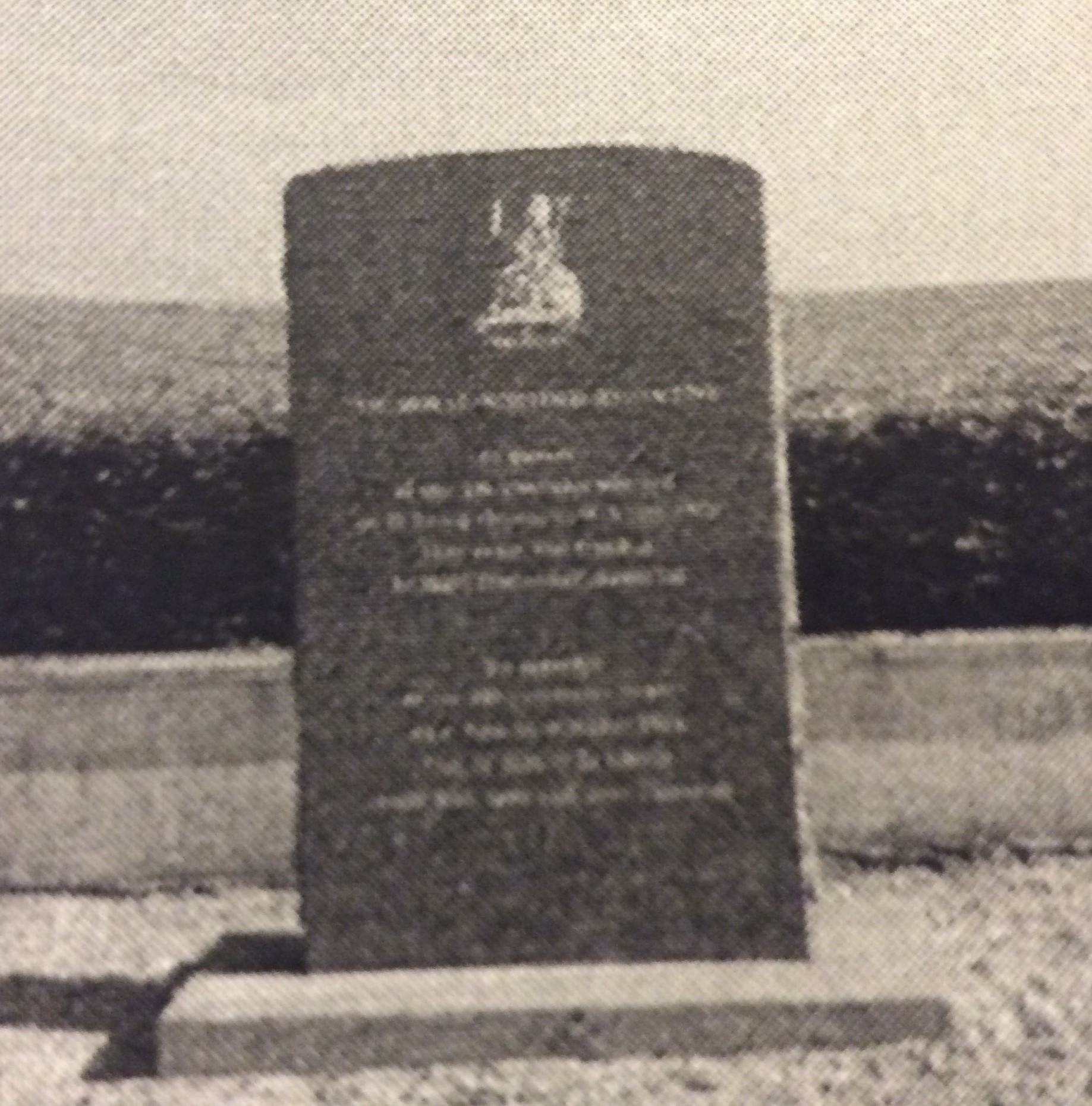 The Norfolks' Commemorative Tablet In Normandy